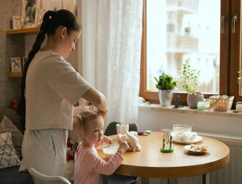 Quick and easy morning hairstyle for kids at StarKids Salon Dubai